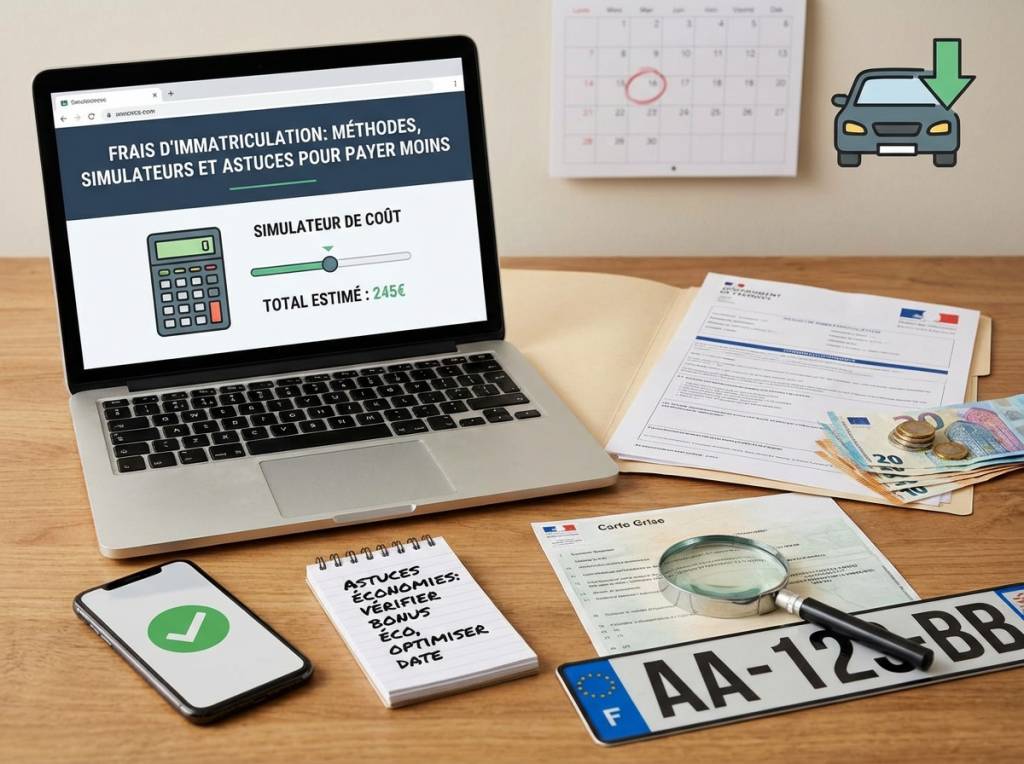 Calcul prix carte grise : méthodes, simulateurs et astuces pour payer moins cher