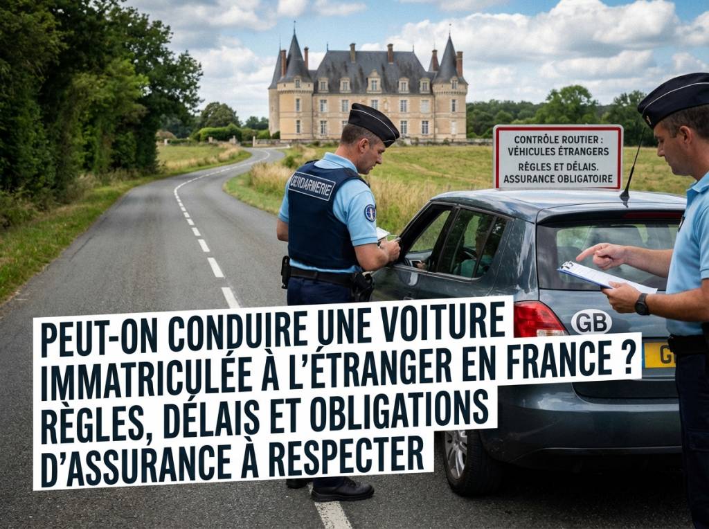 Peut on rouler avec une voiture immatriculée à l&rsquo;étranger en France ? règles, délais et assurances à respecter