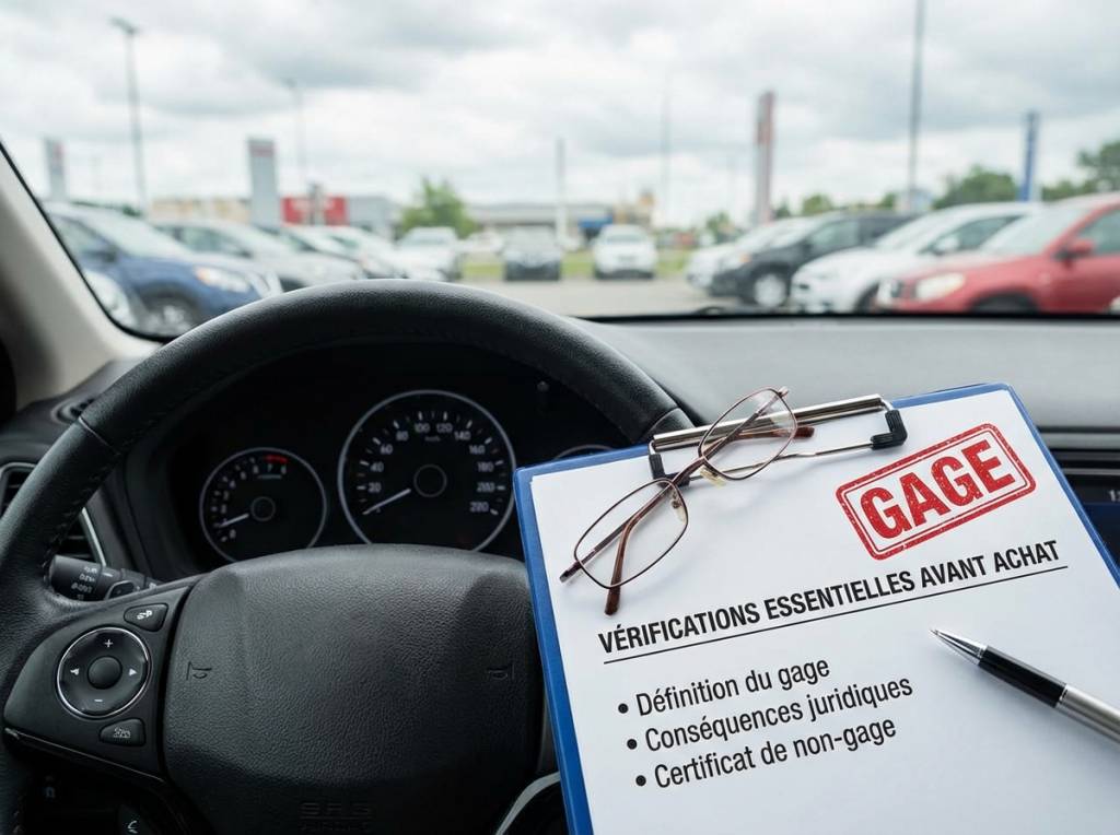 Voiture gagée : définition, conséquences et vérifications indispensables avant l’achat