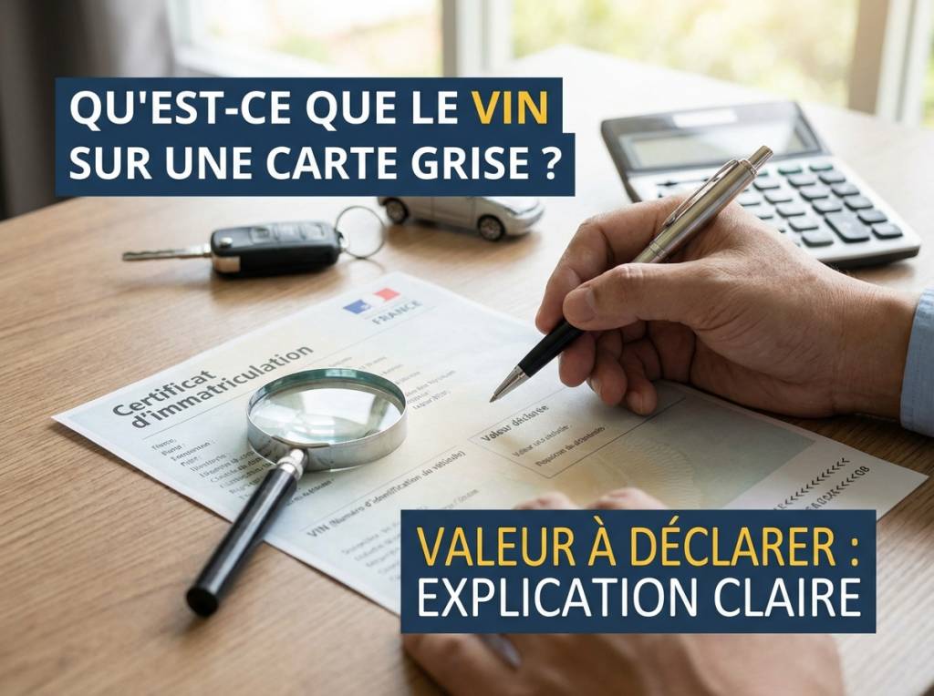 C&rsquo;est quoi le vin carte grise : explication claire de la valeur à déclarer lors de l’immatriculation