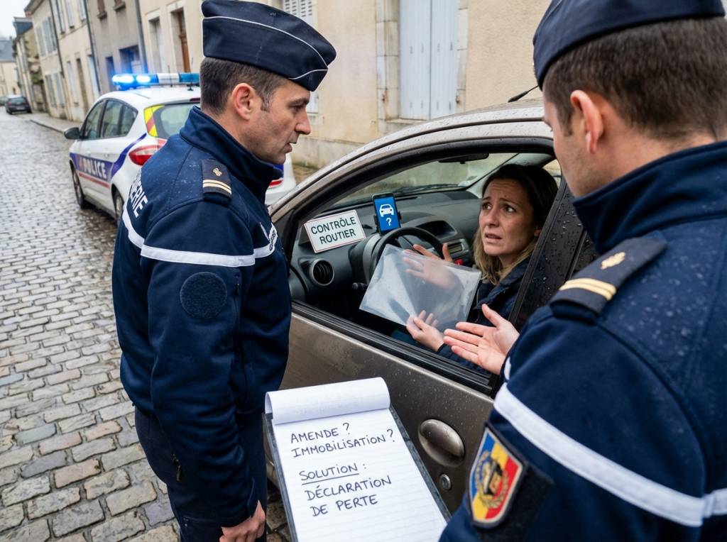 Contrôle police sans carte grise : quels risques et quelles solutions en cas d’oubli ou de perte