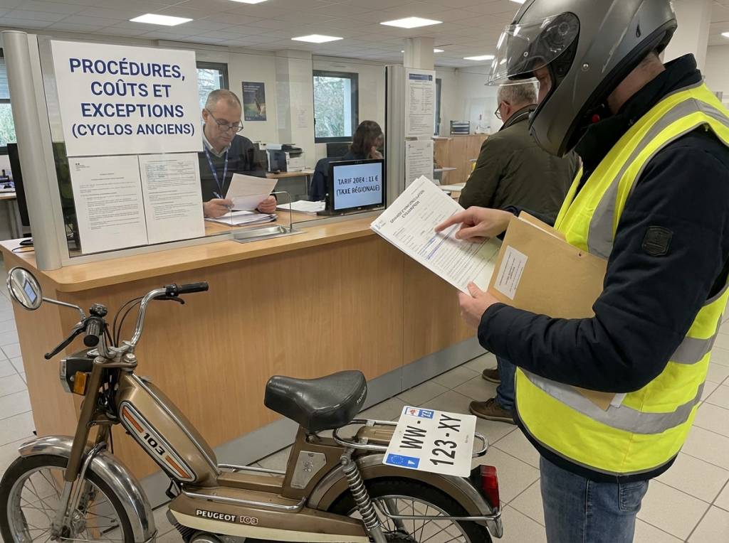 Cyclomoteur carte grise : démarches, coût et exceptions pour immatriculer un deux-roues
